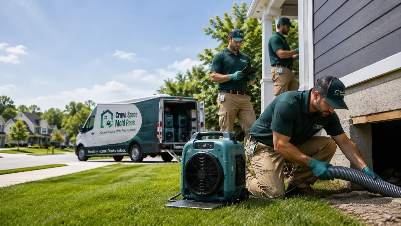 Crawl Space Mold Removal in Lexington, OR